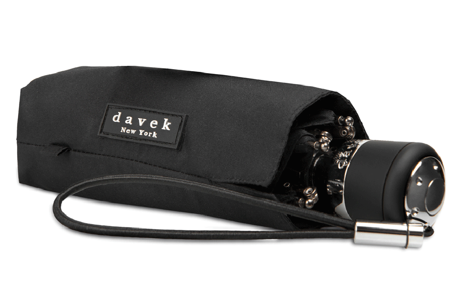 davek New York 傘　Davek MINI ブラック Davek Mini Umbrella | Mini Travel Umbrella | Pocket Size