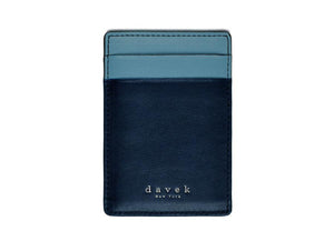 DAVEK THIN WALLET - Navy Davek Umbrellas 