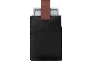 DAVEK CARDSLEEVE with pull tab for easy card access - BLACK DAVEK CARDSLEEVE with pull tab for easy card access - BLACK