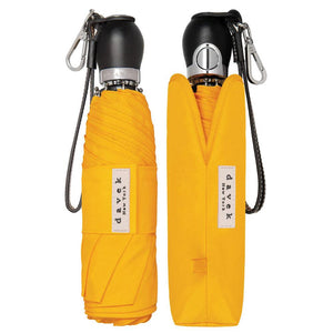THE DAVEK TRAVELER - (GIFT PACK ITEM) UMBRELLA Davek Accessories, Inc. SUNFLOWER YELLOW 